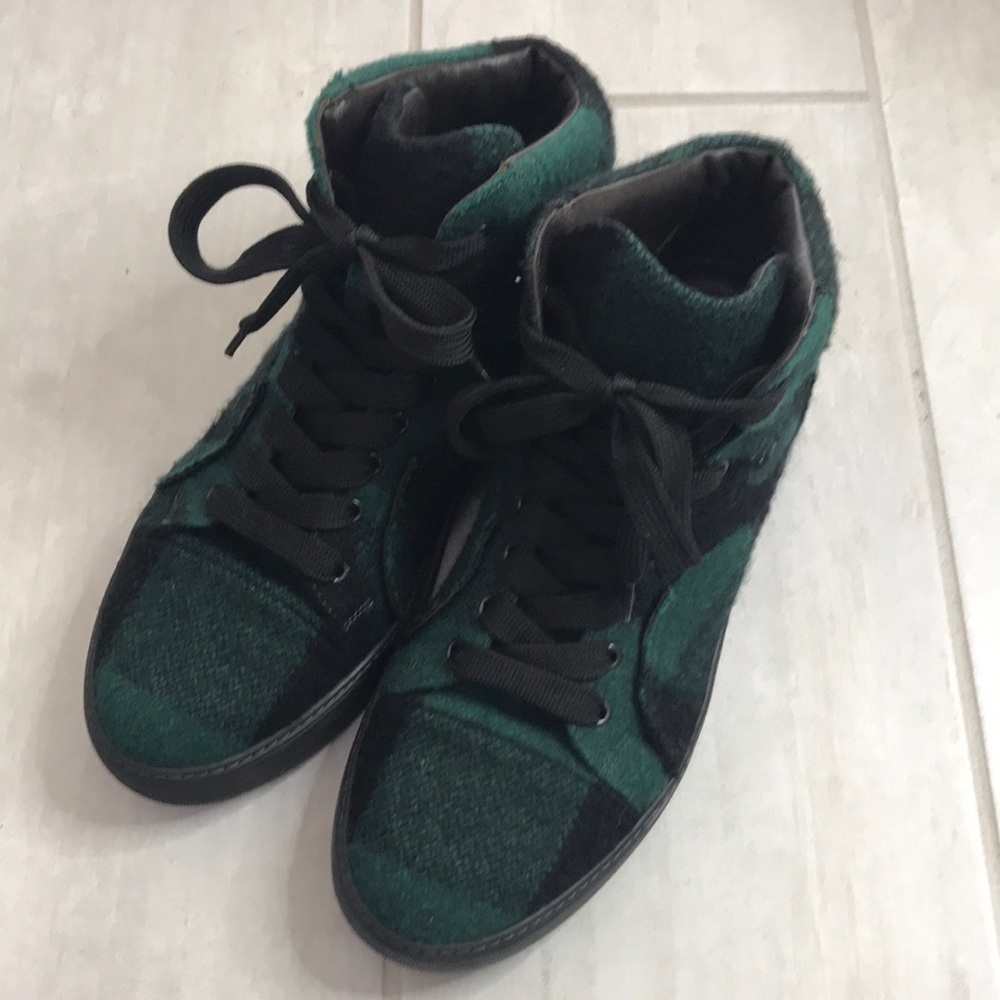 Lanvin High Top Cap Toe Sneaker
